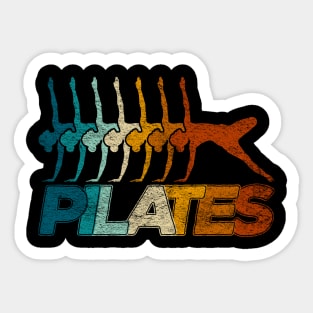 Pilates Pose - Vintage Pilates - Pilates Lover Sticker